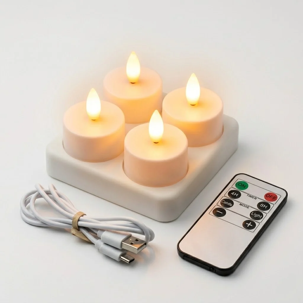 Flameless Candles LED Candles Battery Operated Timer - Image 8